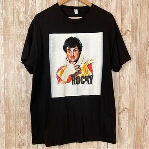 Rocky Balboa Retro Portrait Urban Outfitters Short Sleeve Shirt Size Large Men